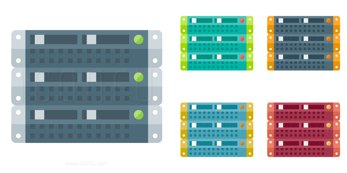 Rack Servers Icon Paper Style Iconfu Rack Servers Icon Paper Collection Style