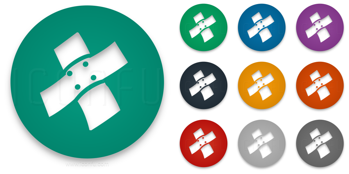 Band Aid Icon - Circle Style - Iconfu
