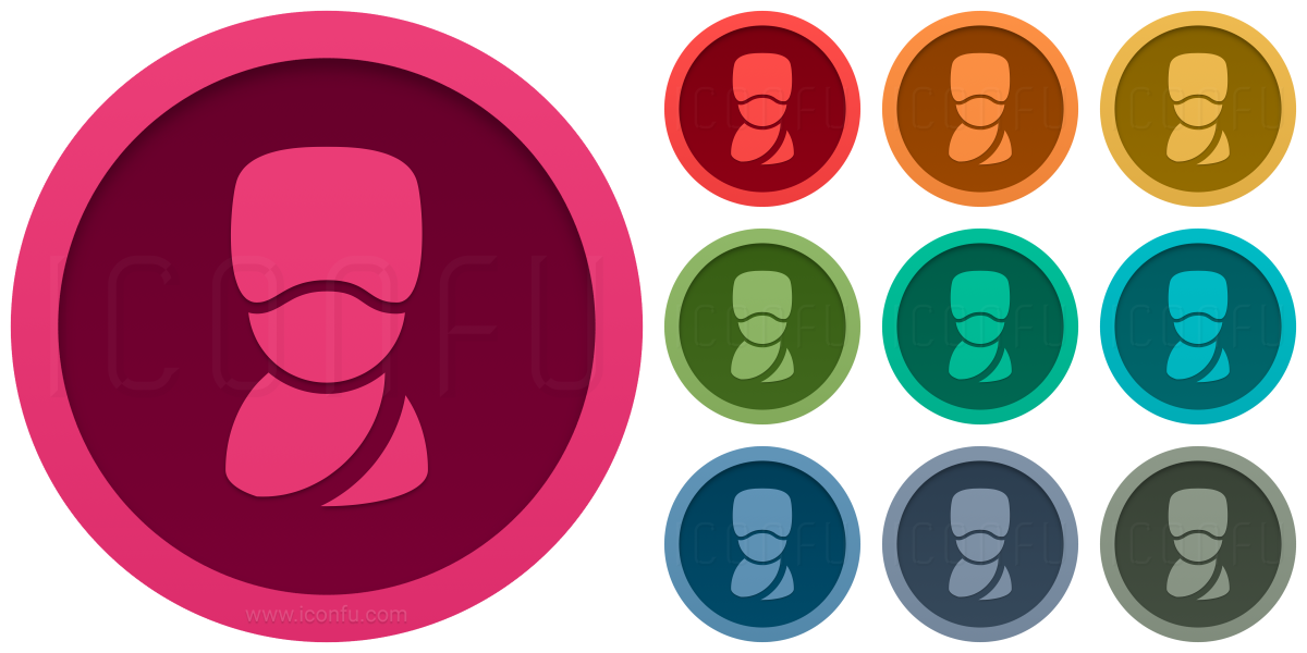 Guard Icon - Round Style - Iconfu