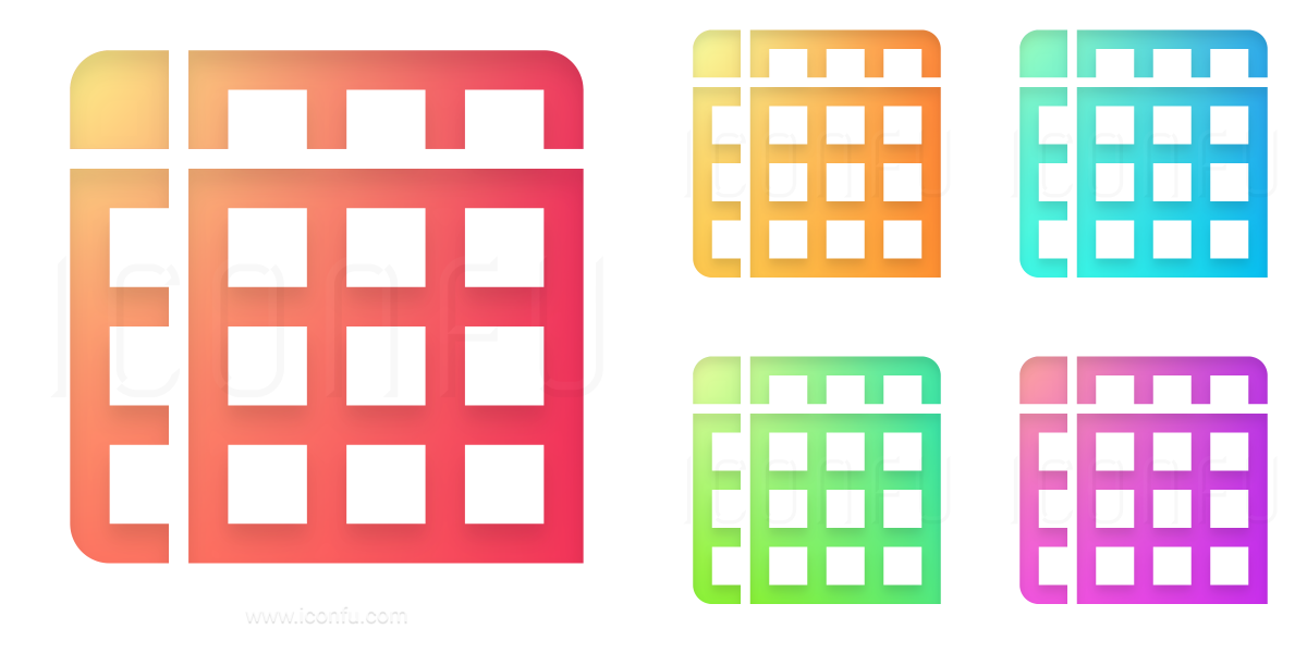 Spreadsheet Icon Shiny Style Iconfu