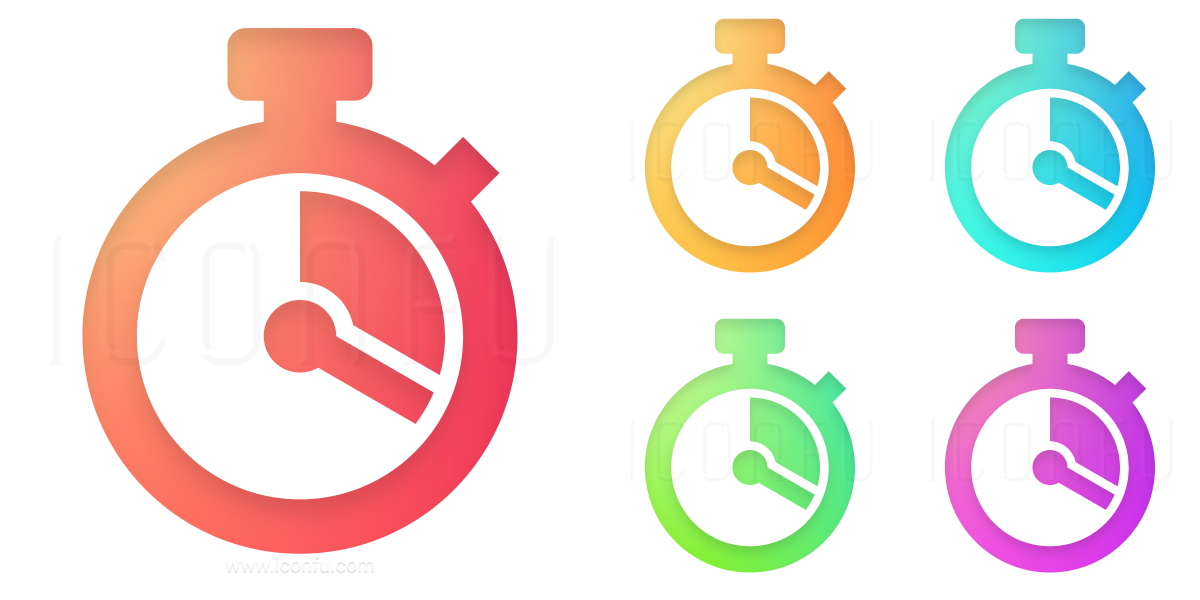 Stopwatch Elapsed Icon Shiny Style Iconfu