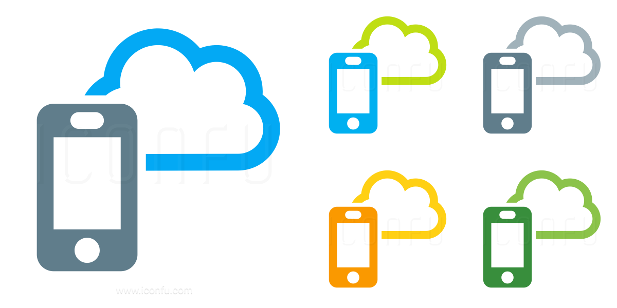 Smartphone Cloud Icon