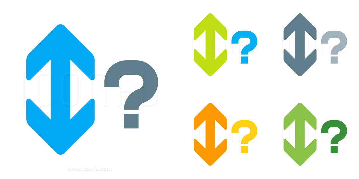 Sort Up Down Question Icon