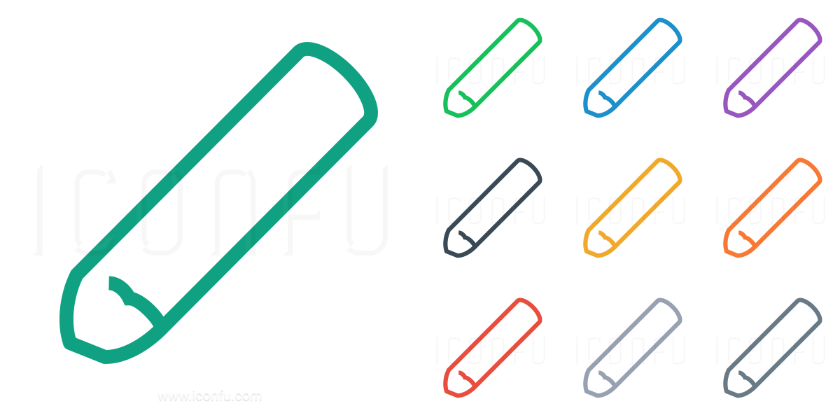 Chalk Icon - Line Style - Iconfu