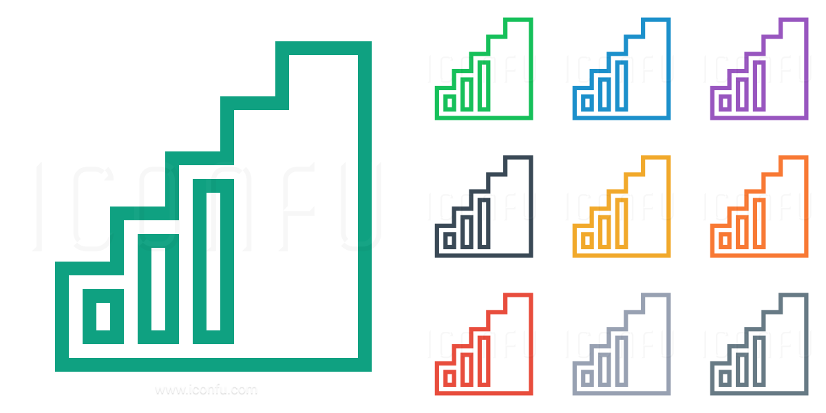 Signal Strength 3 Icon - Line Style - Iconfu