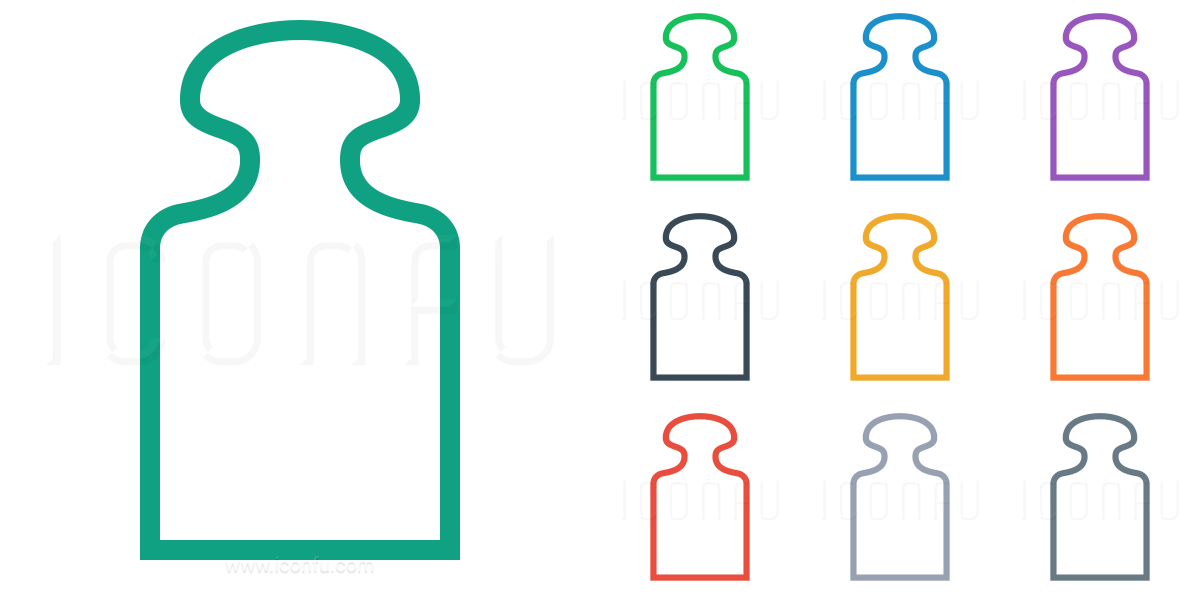 Weight Icon - Line Style - Iconfu